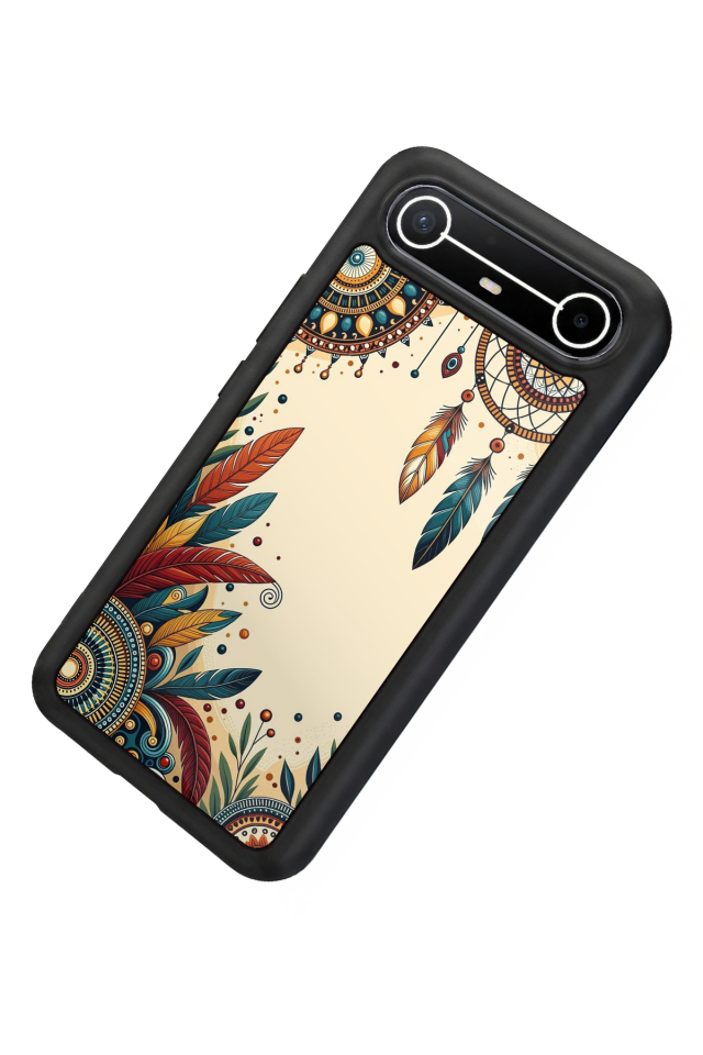 Tecno Spark Slim 5G Uyumlu Mandala Tasarımlı Glossy Premium Kılıf