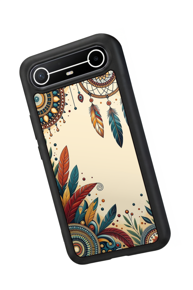 Tecno Spark Slim 5G Uyumlu Mandala Tasarımlı Glossy Premium Kılıf