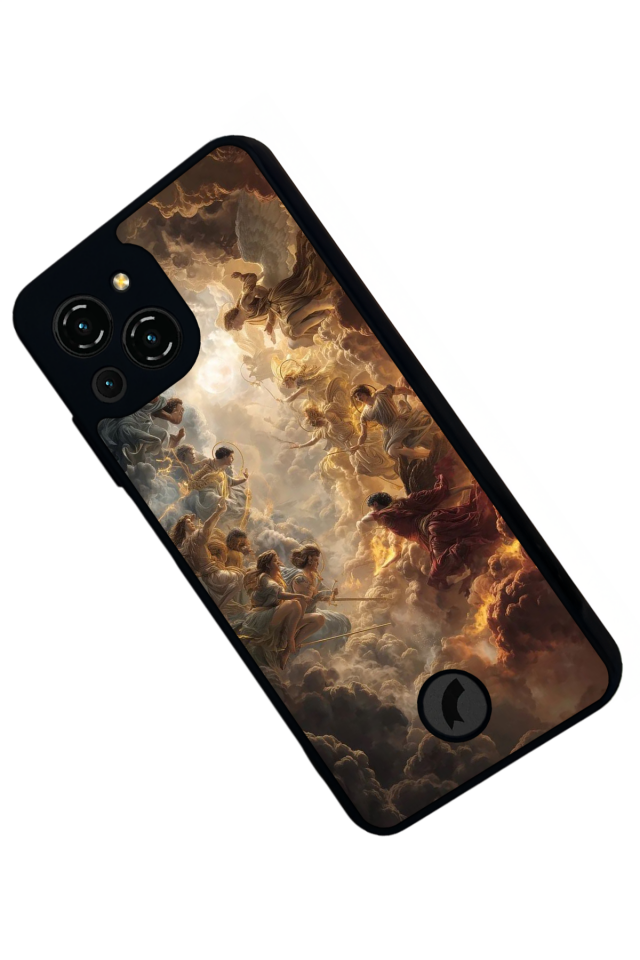 Reeder S23 Pro Max Uyumlu Melek Tasarımlı Glossy Premium Kılıf