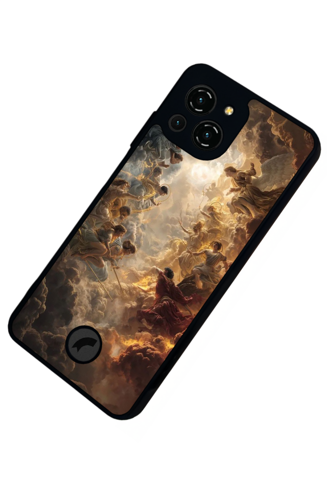 Reeder S23 Pro Max Uyumlu Melek Tasarımlı Glossy Premium Kılıf