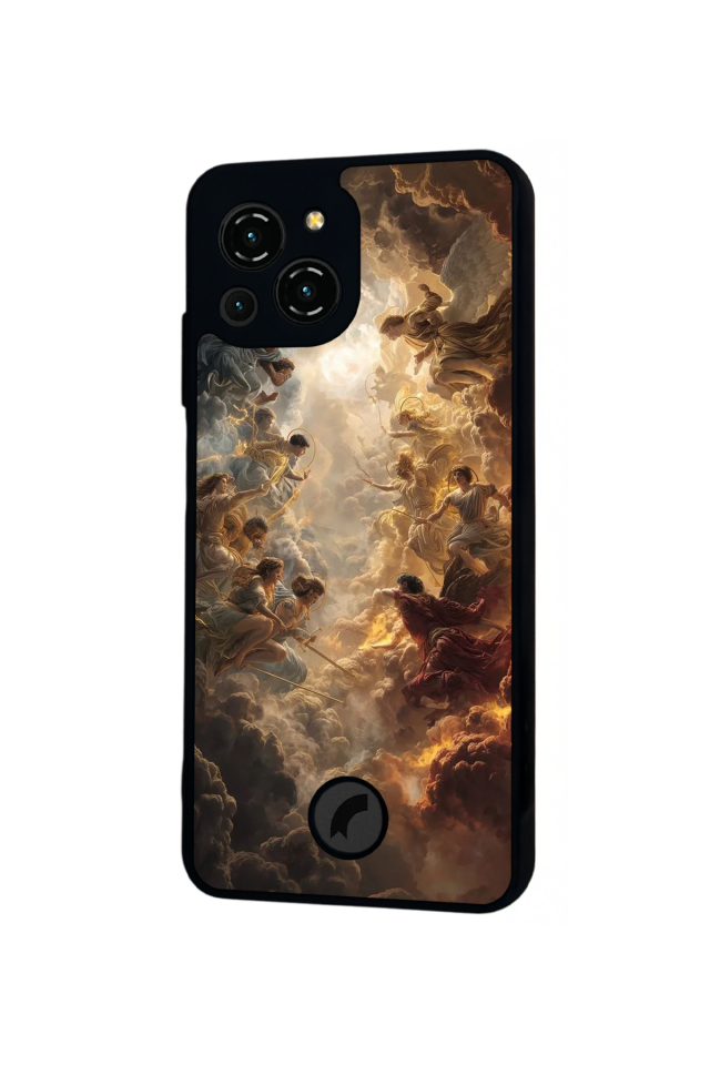 Reeder S23 Pro Max Uyumlu Melek Tasarımlı Glossy Premium Kılıf