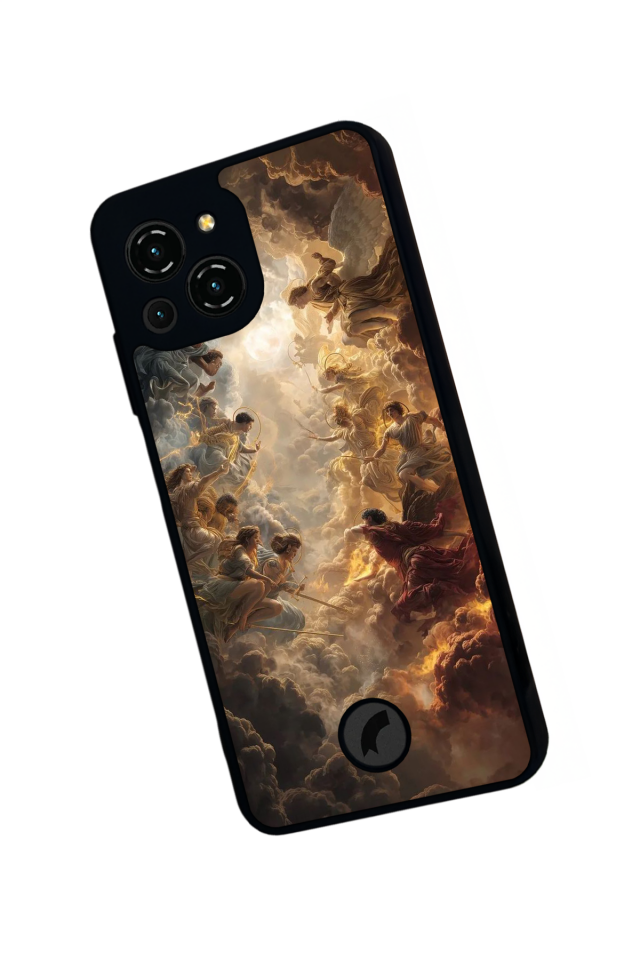 Reeder S23 Pro Max Uyumlu Melek Tasarımlı Glossy Premium Kılıf