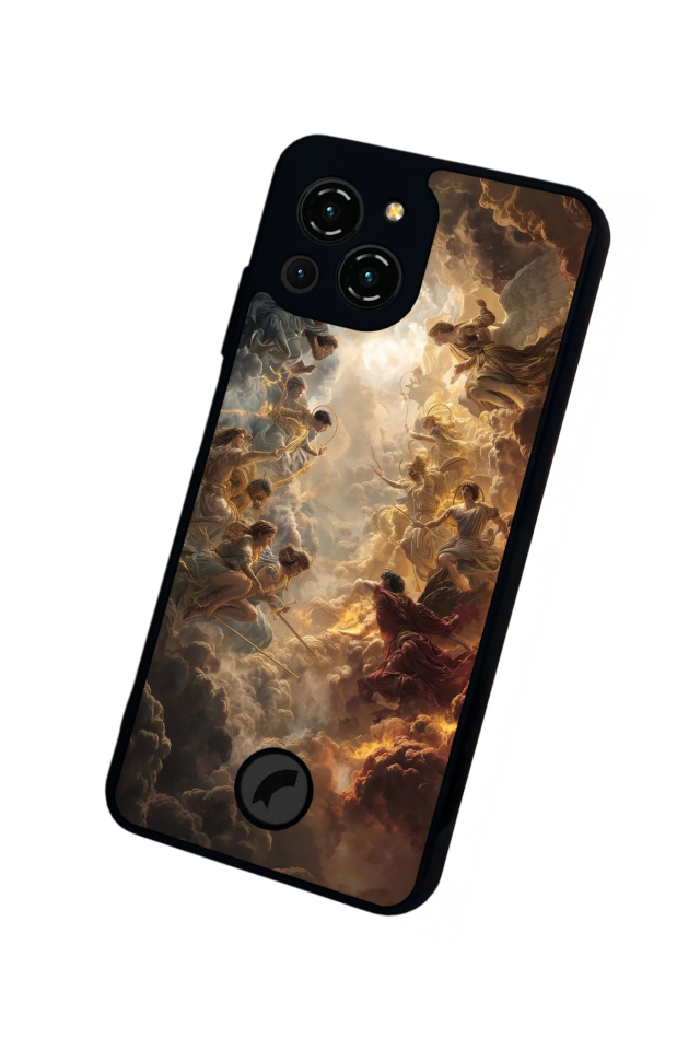 Reeder S23 Pro Max Uyumlu Melek Tasarımlı Glossy Premium Kılıf