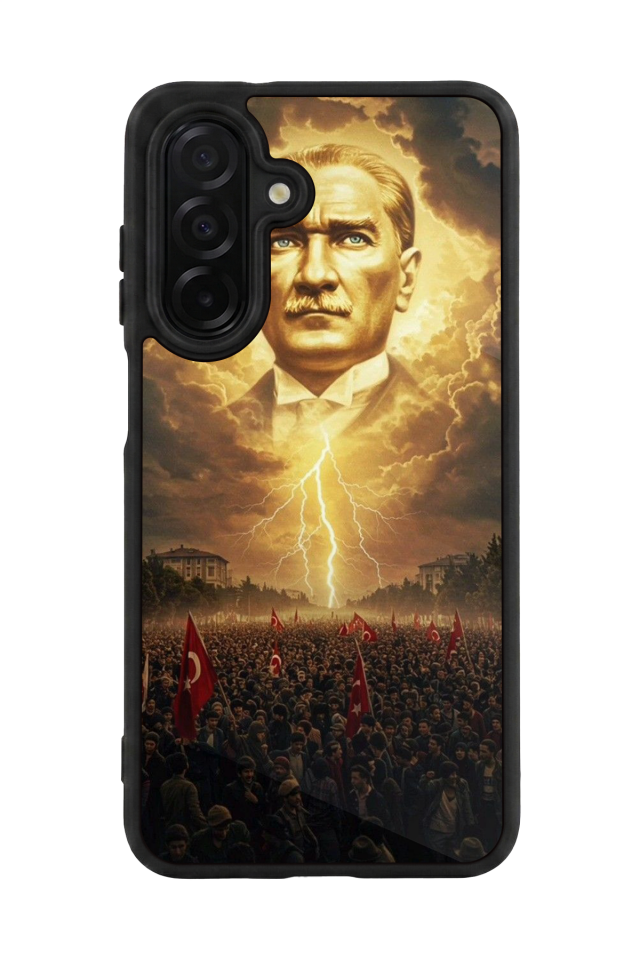 Samsung Galaxy A56 Uyumlu Mustafa Kemal Ataturk Tasarımlı Glossy Premium Kılıf
