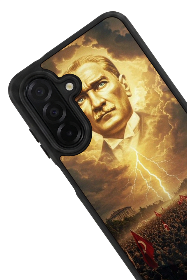 Samsung Galaxy A56 Uyumlu Mustafa Kemal Ataturk Tasarımlı Glossy Premium Kılıf