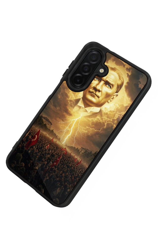 Samsung Galaxy A56 Uyumlu Mustafa Kemal Ataturk Tasarımlı Glossy Premium Kılıf