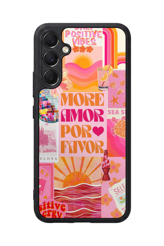 Samsung Galaxy M34 Uyumlu Poster Tasarımlı Glossy Premium Kılıf