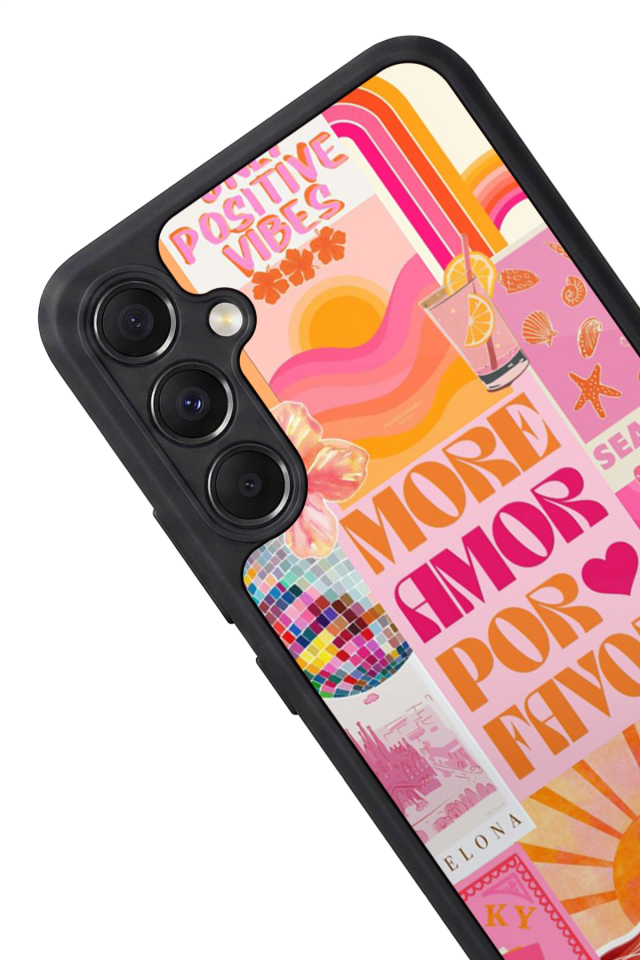 Samsung Galaxy M34 Uyumlu Poster Tasarımlı Glossy Premium Kılıf