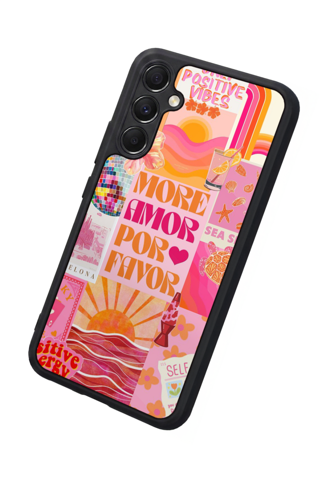 Samsung Galaxy M34 Uyumlu Poster Tasarımlı Glossy Premium Kılıf