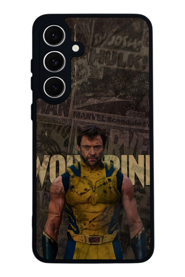 Samsung Galaxy S24 FE Uyumlu Wolverine Tasarımlı Glossy Premium Kılıf