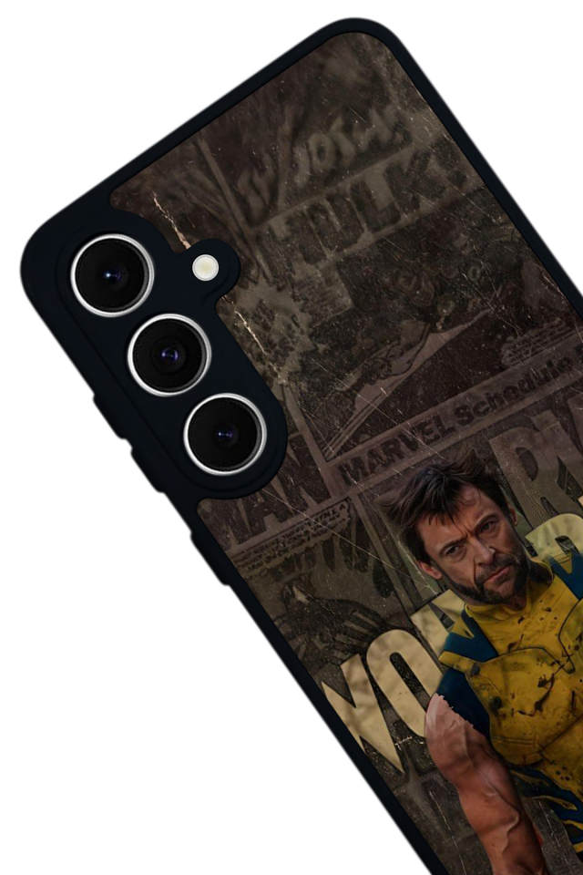 Samsung Galaxy S24 FE Uyumlu Wolverine Tasarımlı Glossy Premium Kılıf