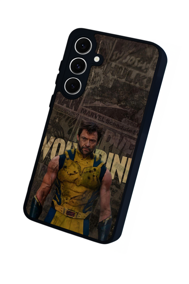 Samsung Galaxy S24 FE Uyumlu Wolverine Tasarımlı Glossy Premium Kılıf
