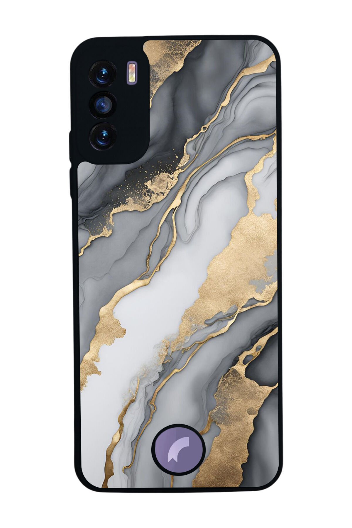 Reeder S19 Max Pro S Uyumlu Mermer Marble Tasarımlı Glossy Premium Kılıf