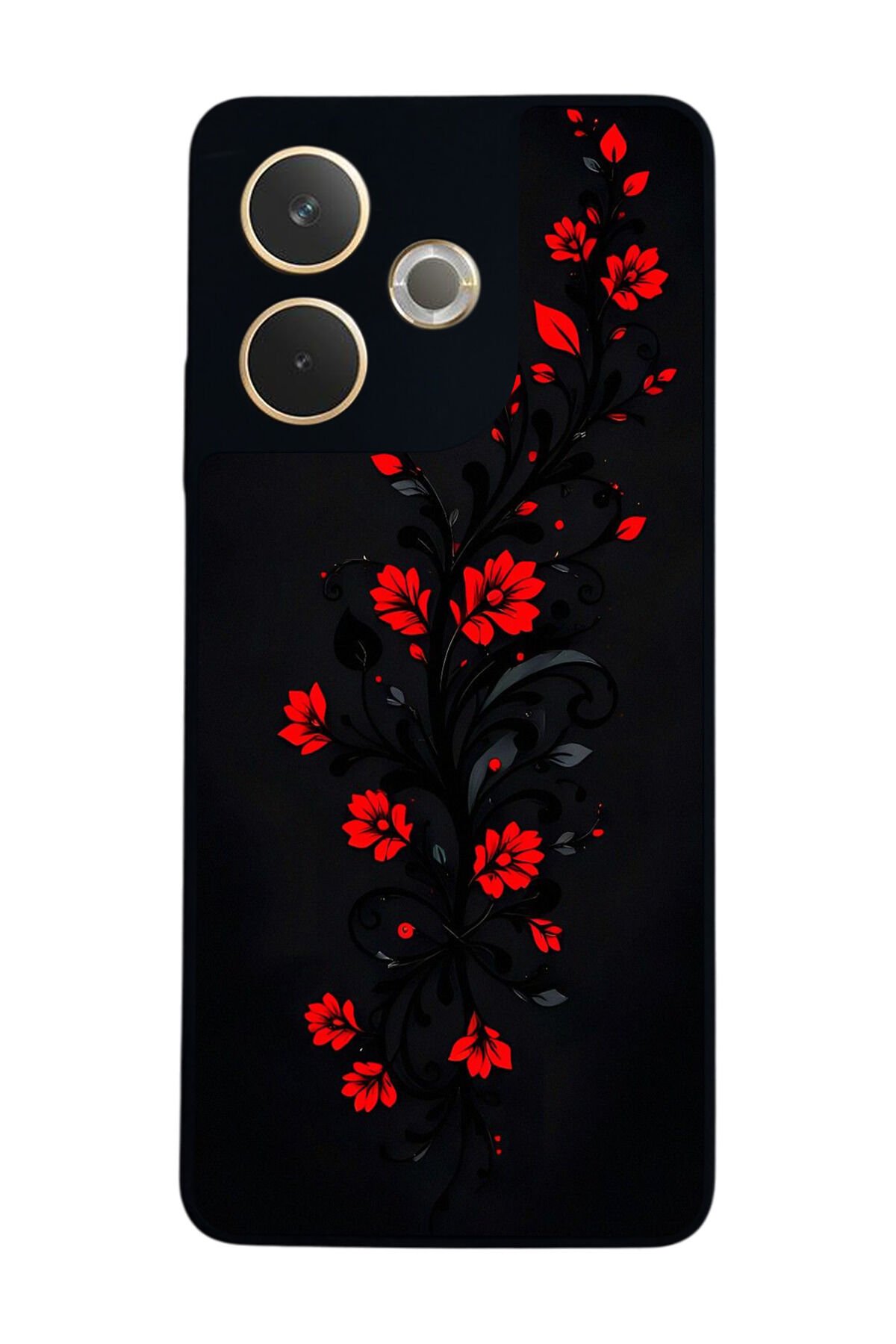 Oppo A5 Pro Uyumlu Floral Tasarımlı Glossy Premium Kılıf