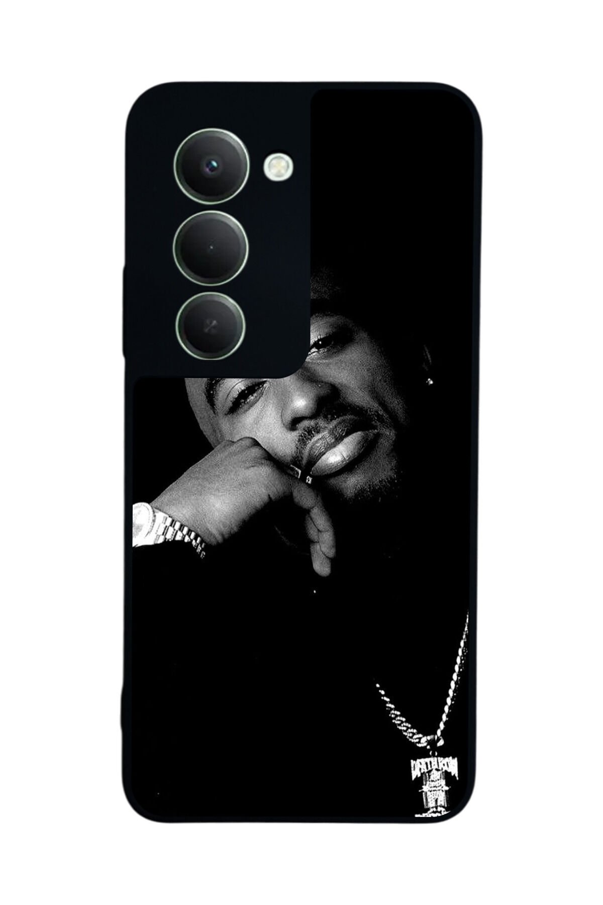 Xiaomi Redmi 15 5G Uyumlu Tupac Tasarımlı Glossy Premium Kılıf