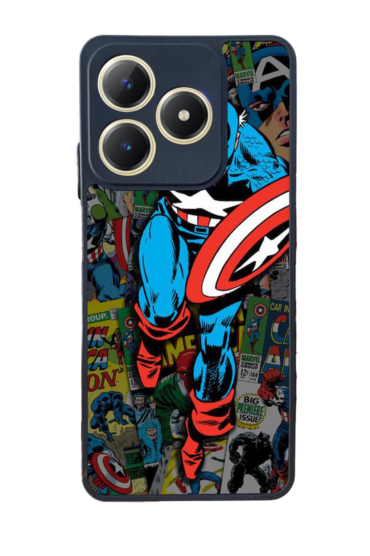 Realme C63 Mat Uyumlu Siyah Kılıf – Yumuşak Silikon, Koruyucu, Şok Emici Kapak