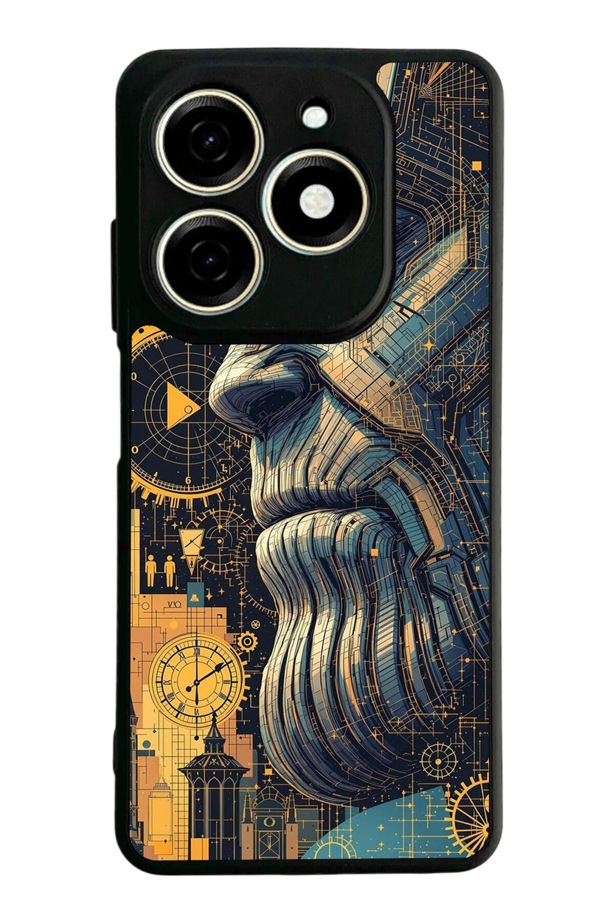 Infınıx Smart 8 Pro Uyumlu Thanos Tasarımlı Glossy Premium Kılıf