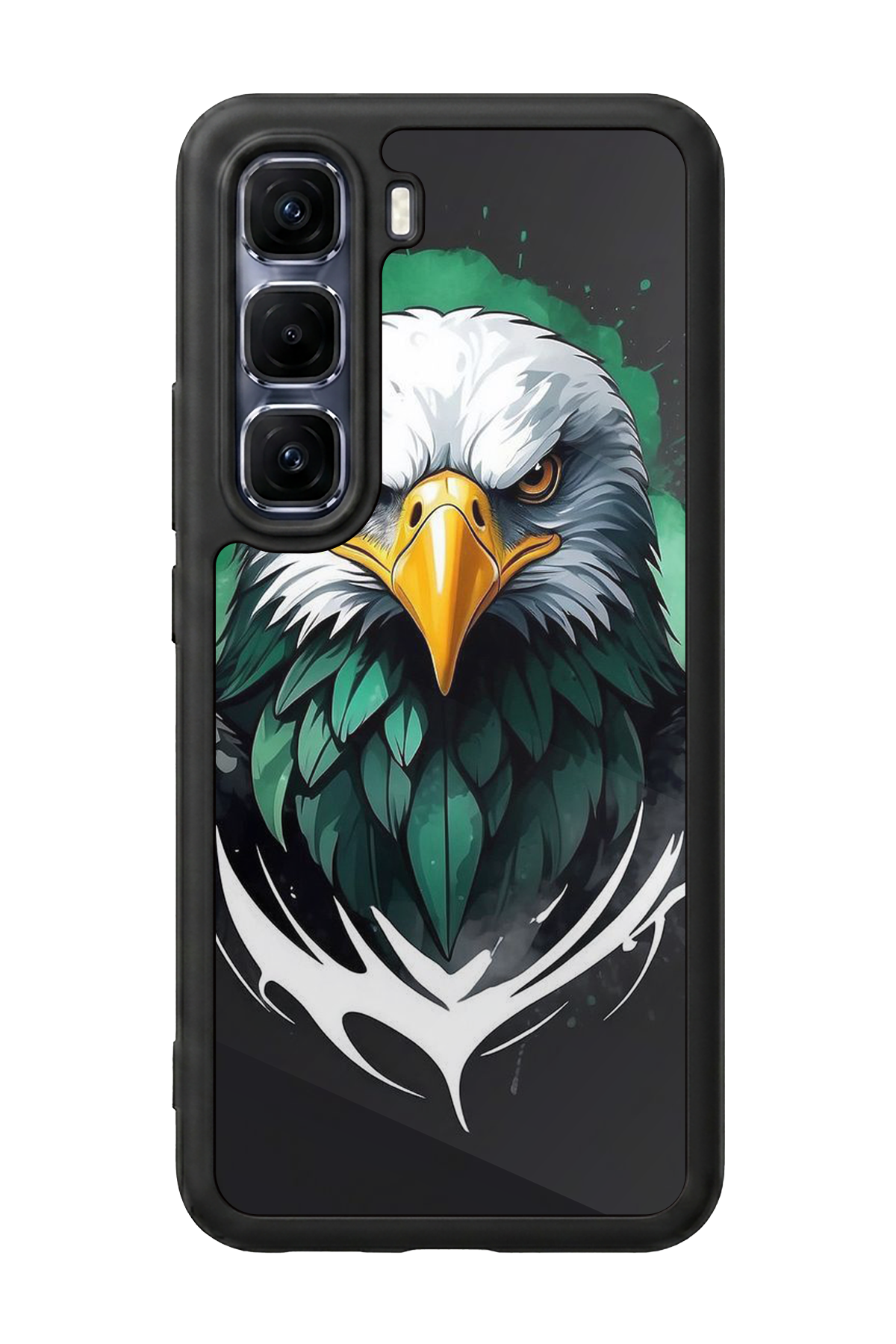 Infinix Hot 60 Pro Plus Uyumlu Besiktas Tasarımlı Glossy Premium Kılıf