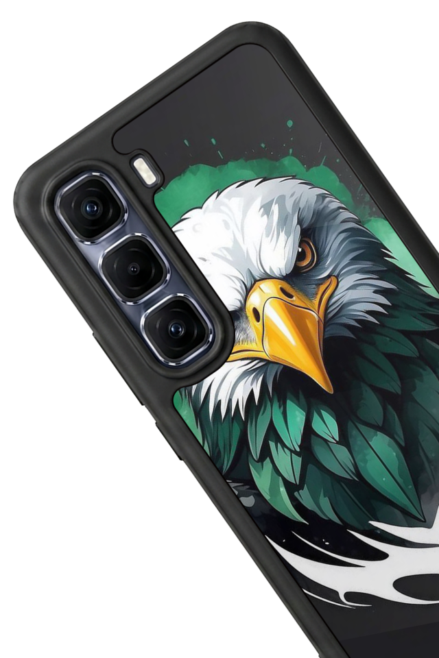 Infinix Hot 60 Pro Plus Uyumlu Besiktas Tasarımlı Glossy Premium Kılıf