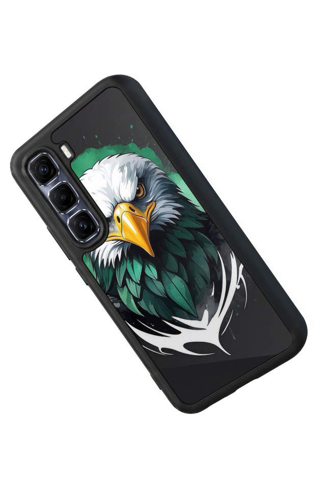 Infinix Hot 60 Pro Plus Uyumlu Besiktas Tasarımlı Glossy Premium Kılıf