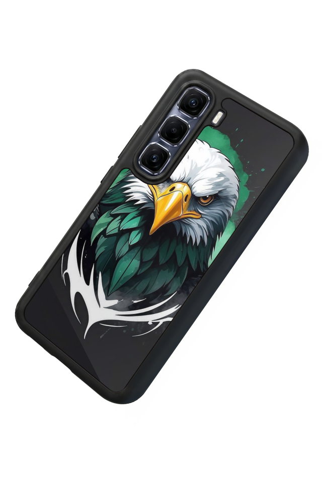 Infinix Hot 60 Pro Plus Uyumlu Besiktas Tasarımlı Glossy Premium Kılıf