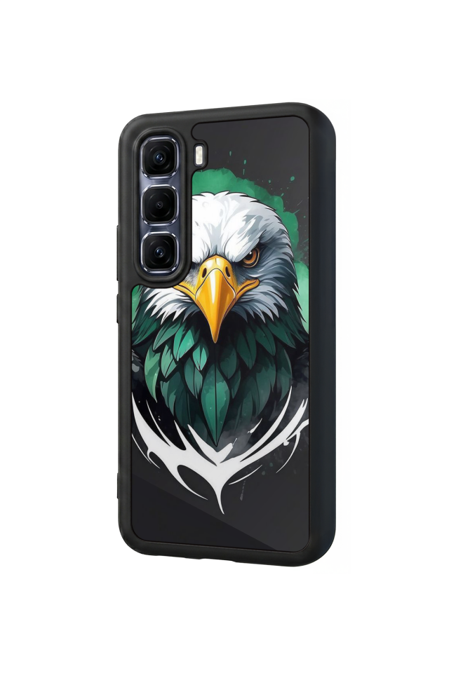 Infinix Hot 60 Pro Plus Uyumlu Besiktas Tasarımlı Glossy Premium Kılıf