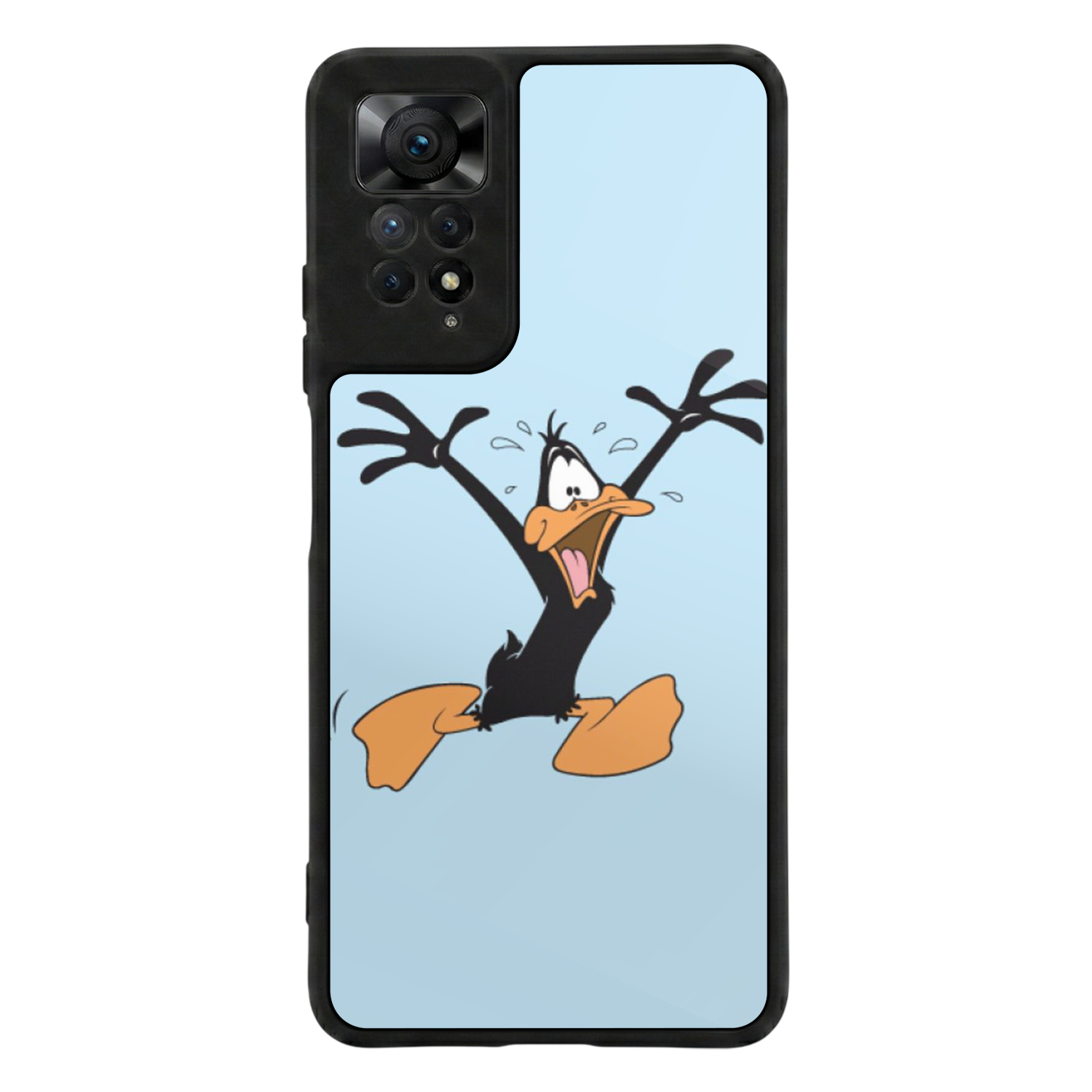 Xiaomi Redmi Note 11 Pro Uyumlu Daffy duck Tasarımlı Glossy Premium Kılıf