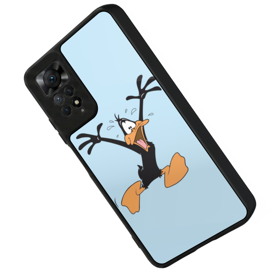 Xiaomi Redmi Note 11 Pro Uyumlu Daffy duck Tasarımlı Glossy Premium Kılıf
