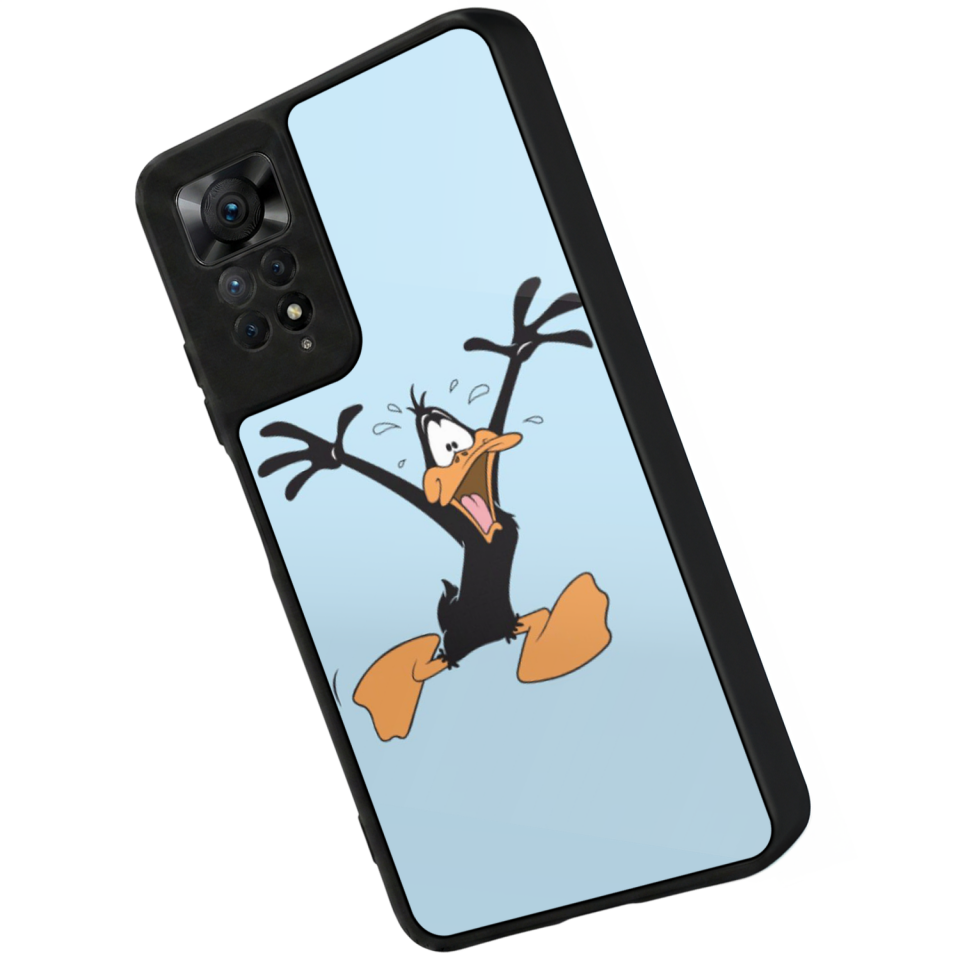 Xiaomi Redmi Note 11 Pro Uyumlu Daffy duck Tasarımlı Glossy Premium Kılıf