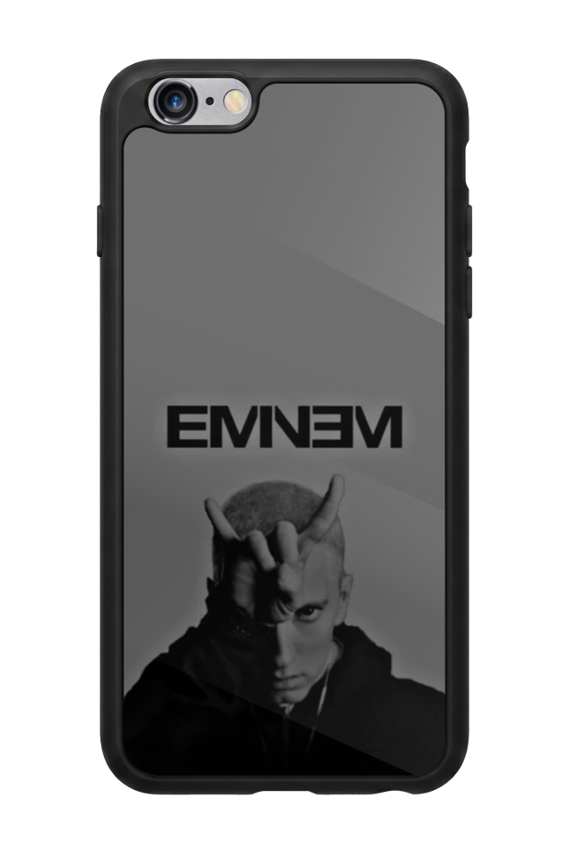 iPhone 6 Plus Uyumlu Eminem Tasarımlı Glossy Premium Kılıf