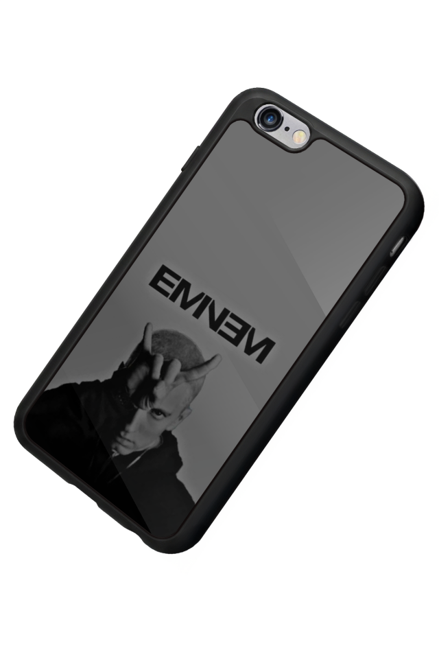 iPhone 6 Plus Uyumlu Eminem Tasarımlı Glossy Premium Kılıf
