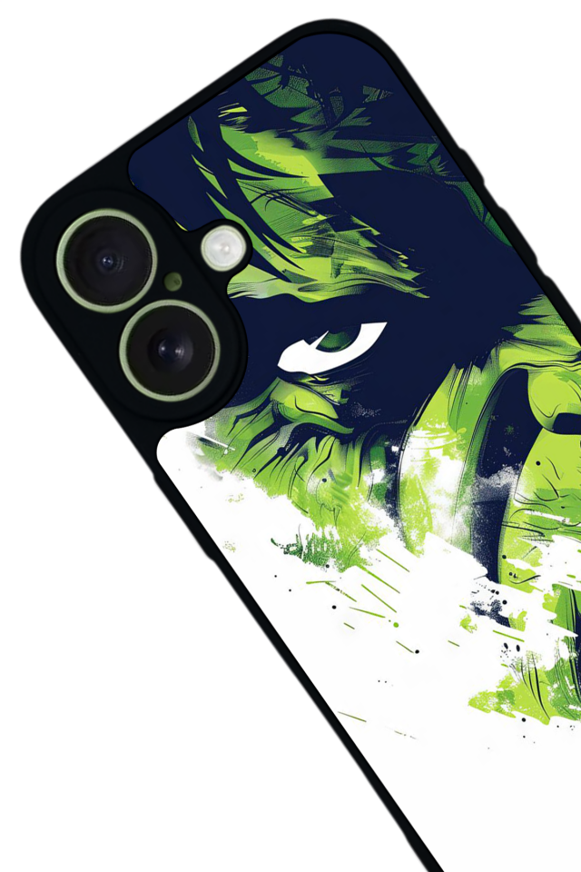 iPhone 17 Uyumlu Hulk Tasarımlı Glossy Premium Kılıf