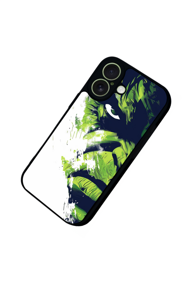 iPhone 17 Uyumlu Hulk Tasarımlı Glossy Premium Kılıf