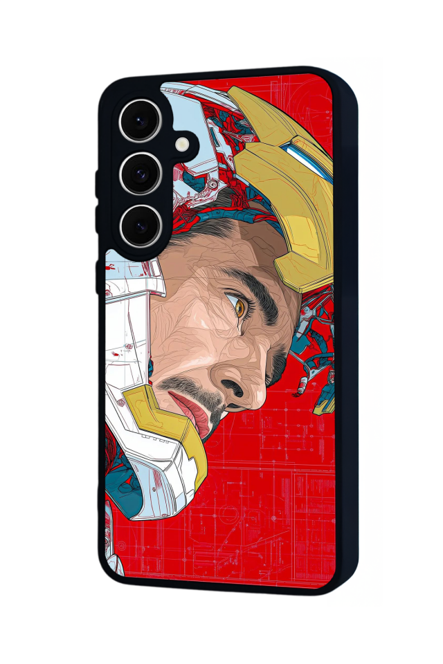 Samsung Galaxy A16 Uyumlu Iron Man ( Demir Adam ) Tasarımlı Glossy Premium Kılıf