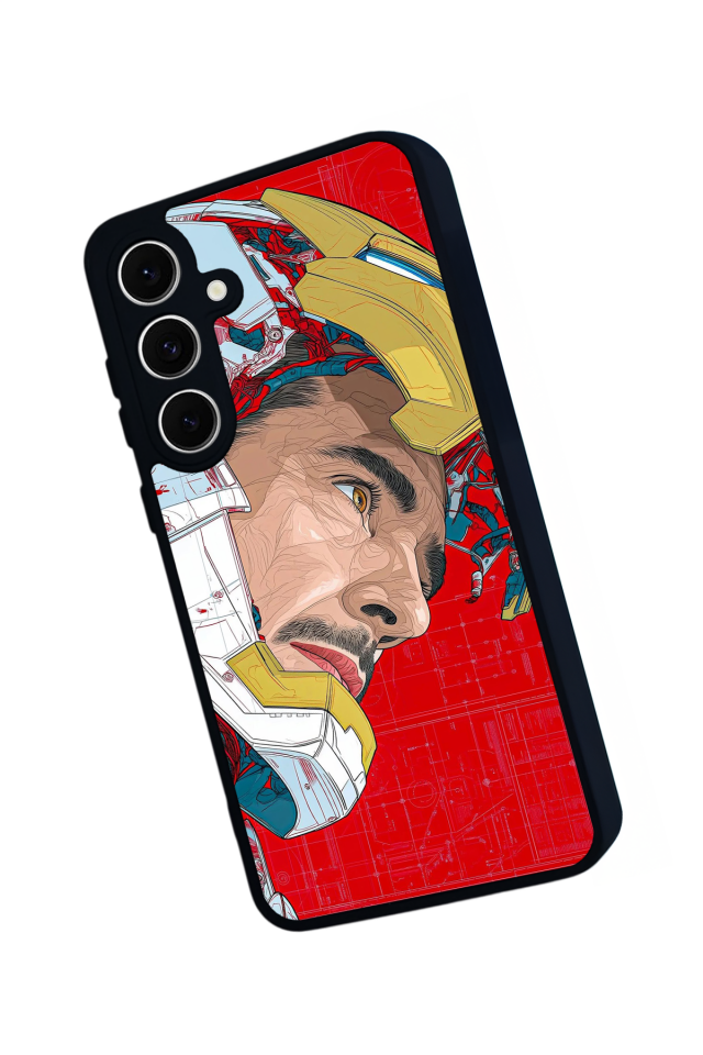 Samsung Galaxy A16 Uyumlu Iron Man ( Demir Adam ) Tasarımlı Glossy Premium Kılıf