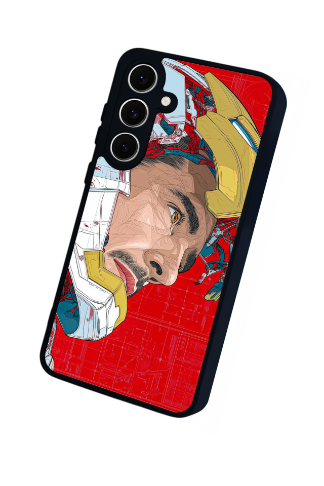 Samsung Galaxy A16 Uyumlu Iron Man ( Demir Adam ) Tasarımlı Glossy Premium Kılıf