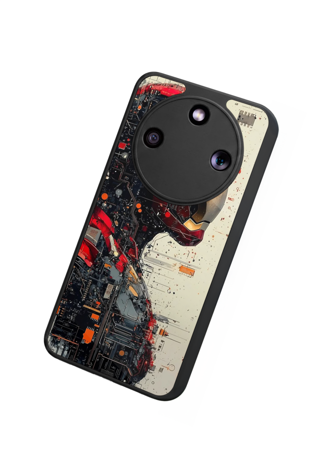Honor Magic 8 Lite Uyumlu  Iron Man ( Demir Adam ) Tasarımlı Glossy Premium Kılıf