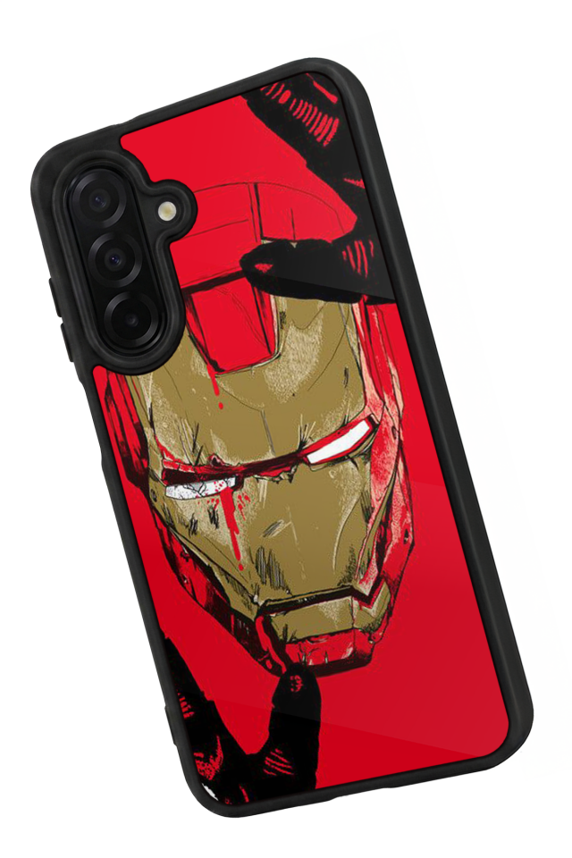 Samsung Galaxy A36 Uyumlu  Iron Man ( Demir Adam ) Tasarımlı Glossy Premium Kılıf