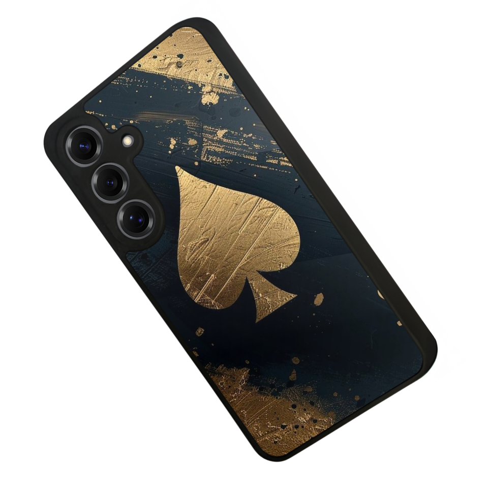 Samsung Galaxy S25 Uyumlu Kart Tasarımlı Glossy Premium Kılıf