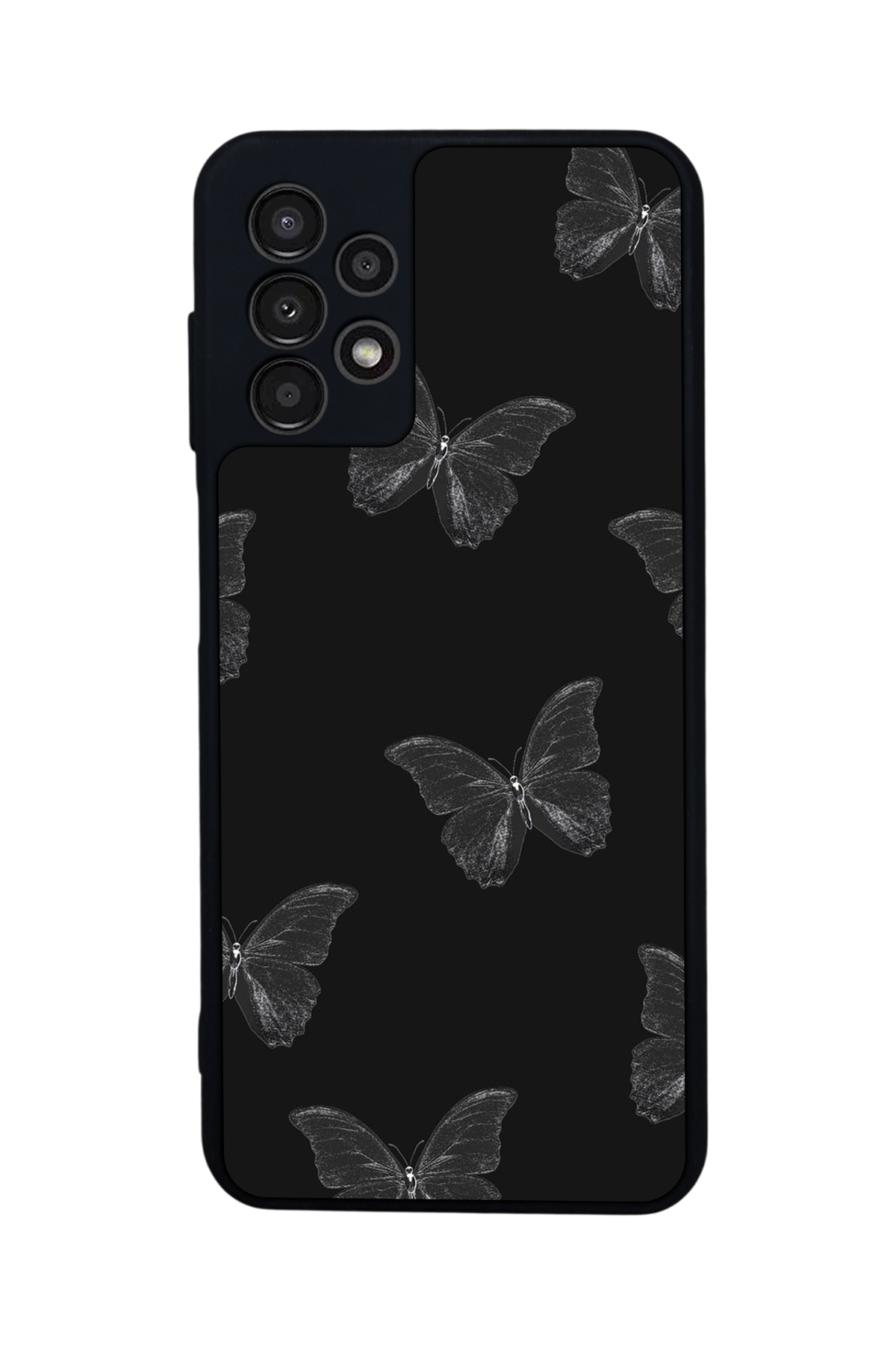 Samsung Galaxy A23 Uyumlu Kelebek Tasarımlı Glossy Premium Kılıf