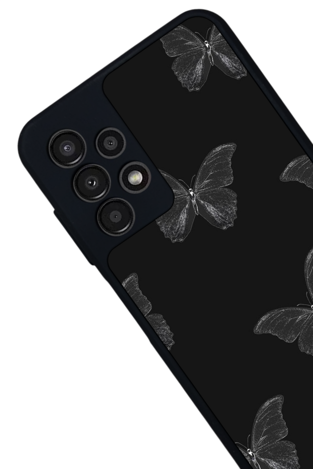 Samsung Galaxy A23 Uyumlu Kelebek Tasarımlı Glossy Premium Kılıf