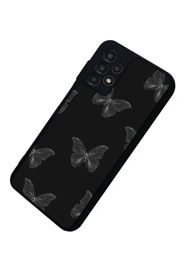Samsung Galaxy A23 Uyumlu Kelebek Tasarımlı Glossy Premium Kılıf