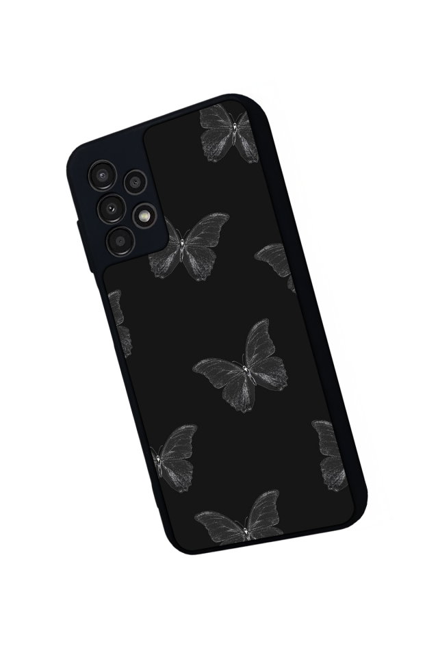Samsung Galaxy A23 Uyumlu Kelebek Tasarımlı Glossy Premium Kılıf