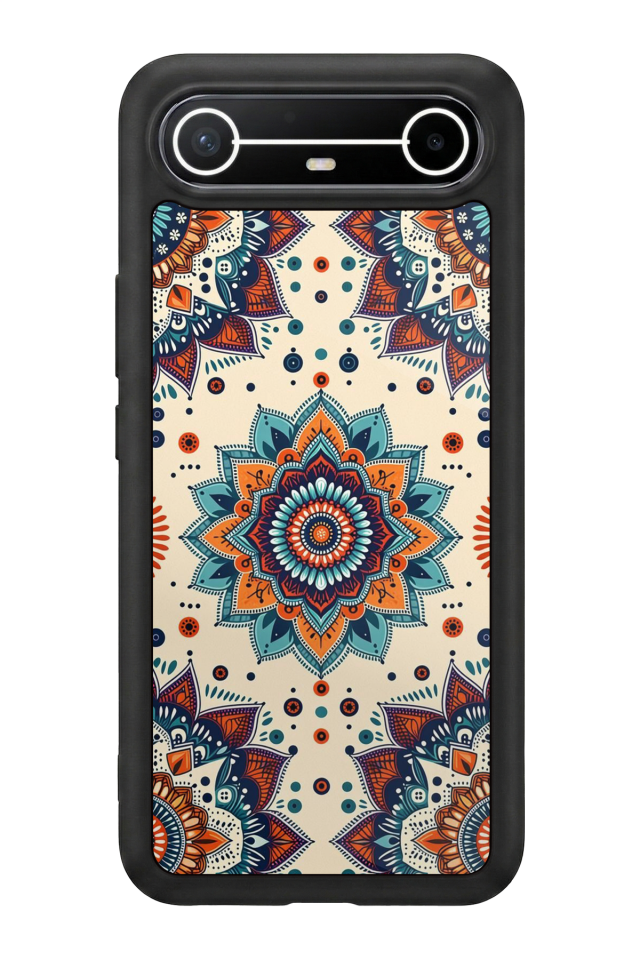 Tecno Spark Slim 5G Uyumlu Mandaal Tasarımlı Glossy Premium Kılıf