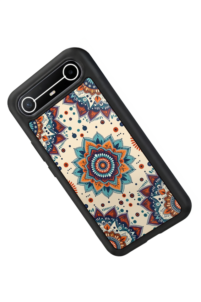 Tecno Spark Slim 5G Uyumlu Mandaal Tasarımlı Glossy Premium Kılıf