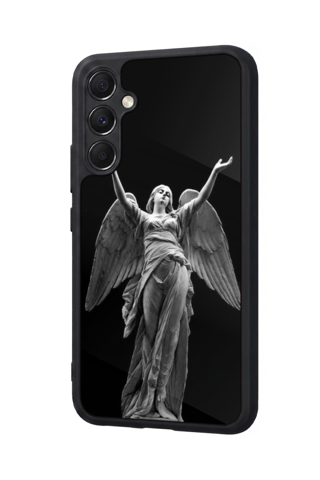 Samsung Galaxy A34 Uyumlu Melek Tasarımlı Glossy Premium Kılıf
