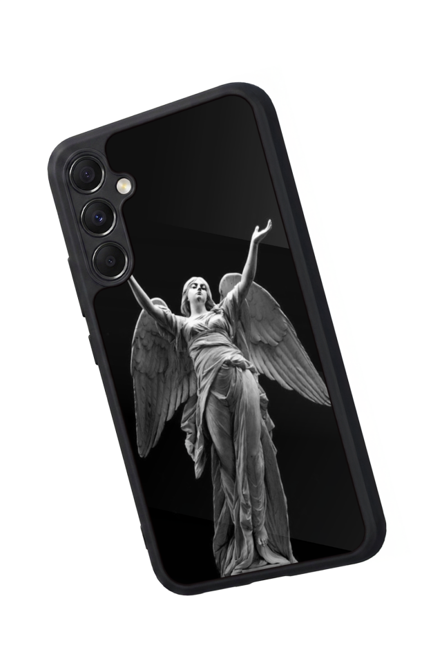 Samsung Galaxy A34 Uyumlu Melek Tasarımlı Glossy Premium Kılıf