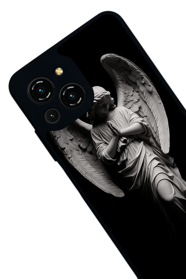 Reeder S23 Pro Max Uyumlu Melek Tasarımlı Glossy Premium Kılıf