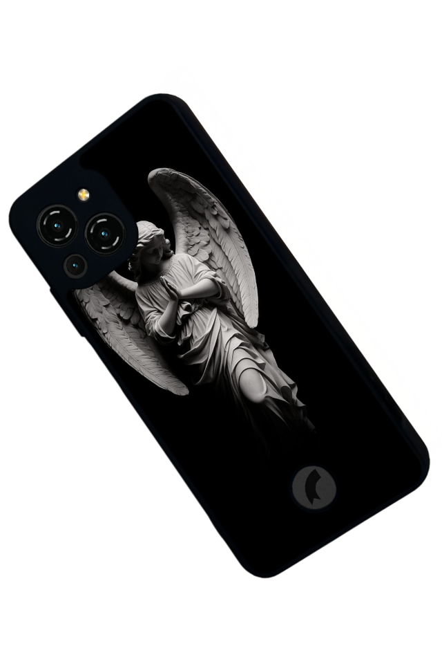 Reeder S23 Pro Max Uyumlu Melek Tasarımlı Glossy Premium Kılıf