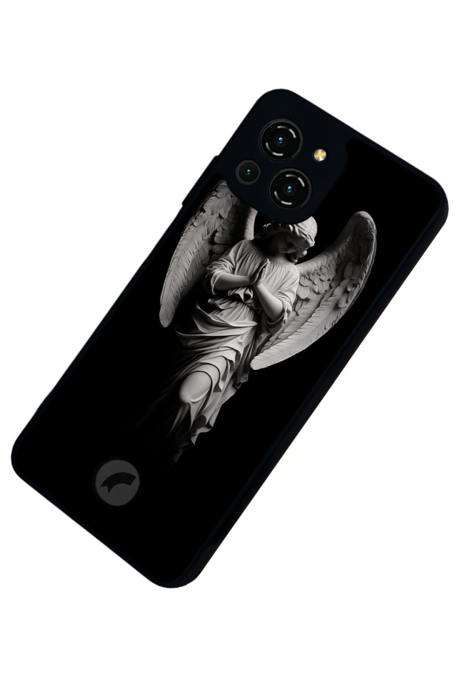 Reeder S23 Pro Max Uyumlu Melek Tasarımlı Glossy Premium Kılıf